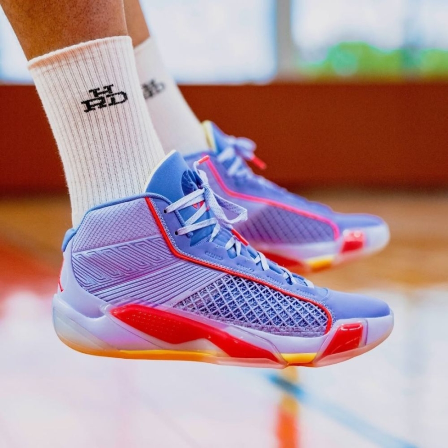 On-foot of the Air Jordan 38