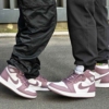 On-foot of the Air Jordan 1