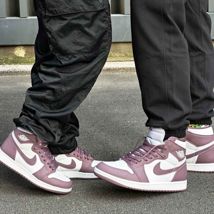 On-foot of the Air Jordan 1