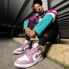 On-foot of the Air Jordan 1