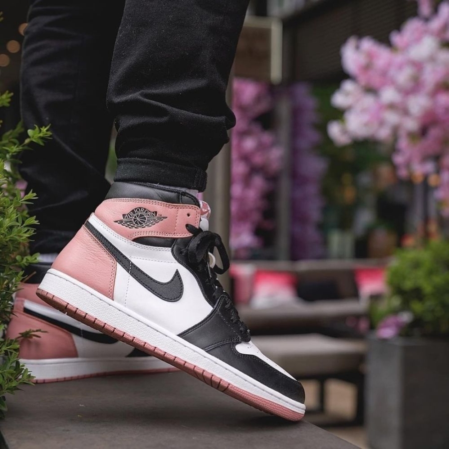 On-foot of the Air Jordan 1
