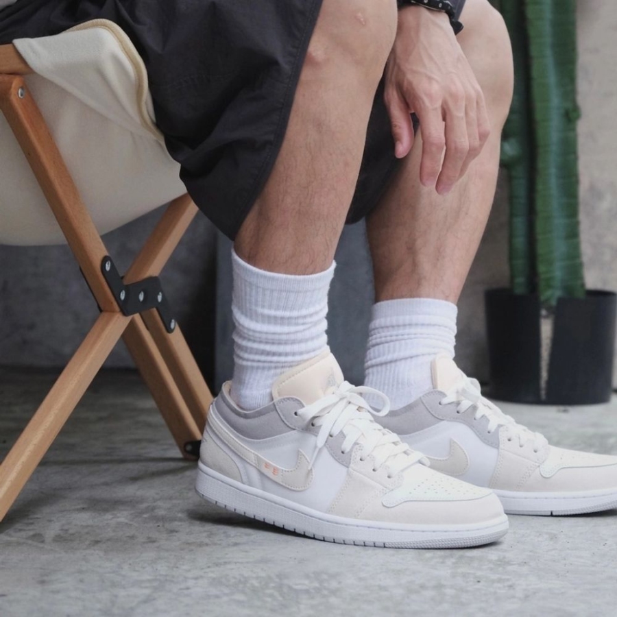 On-foot of the Air Jordan 1