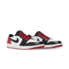 Angled front view of a full pair of Air Jordan 1