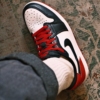 On-foot of the Air Jordan 1