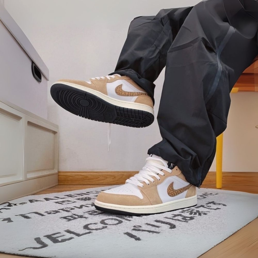 On-foot of the Air Jordan 1