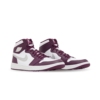 Angled front view of a full pair of Air Jordan 1