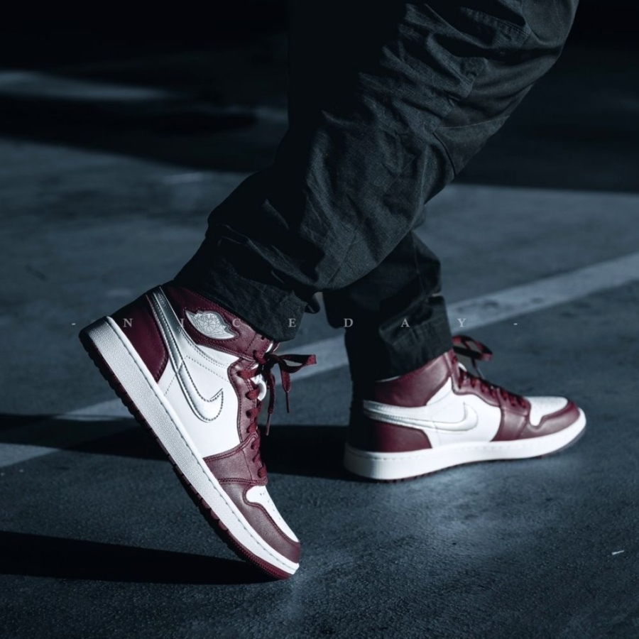 On-foot of the Air Jordan 1