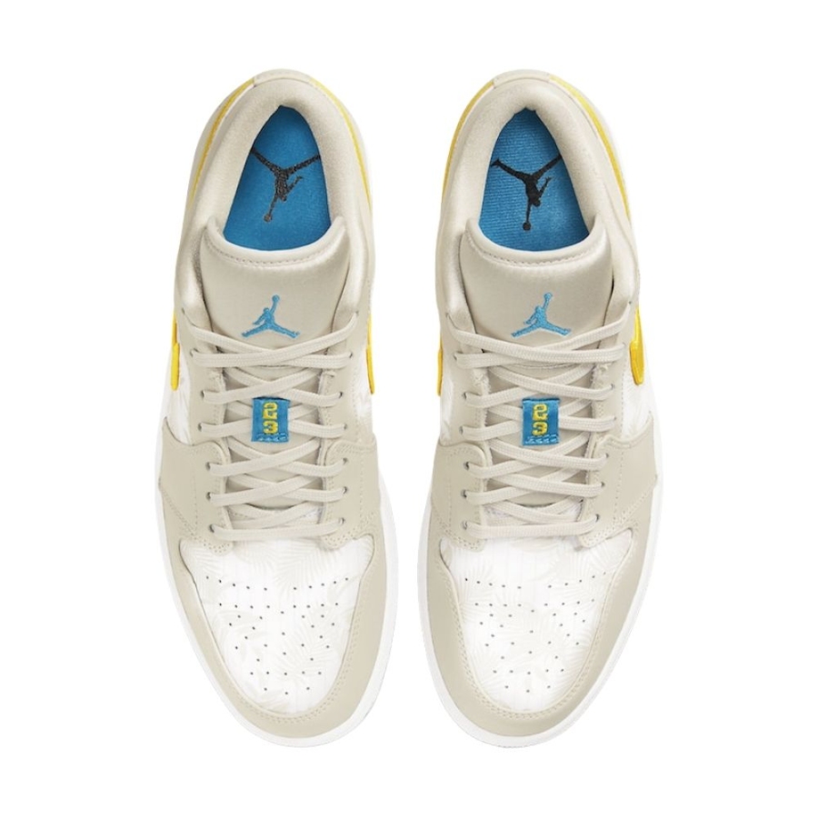 Top-down view of the Air Jordan 1