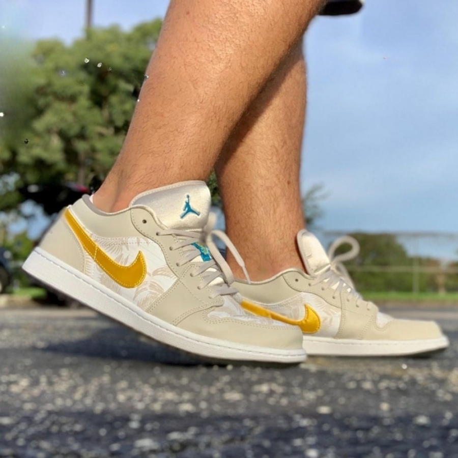 On-foot of the Air Jordan 1