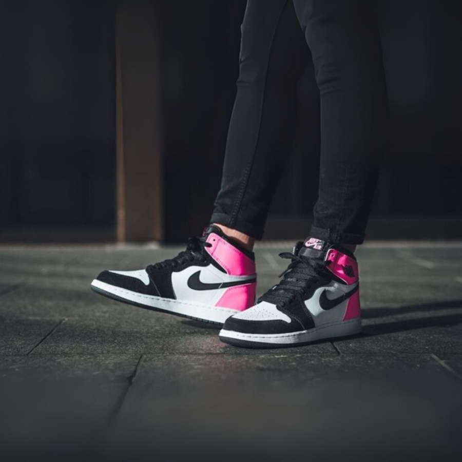 On-foot of the Air Jordan 1
