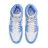 Top-down view of the Air Jordan 1