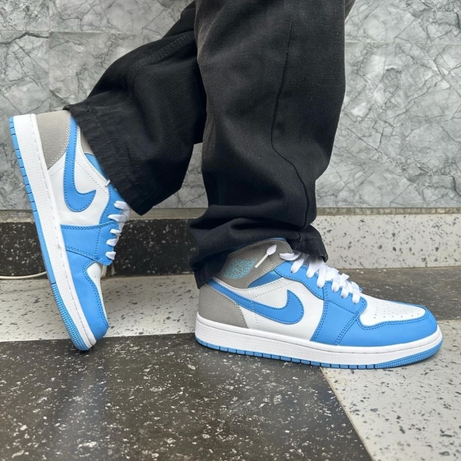 On-foot of the Air Jordan 1