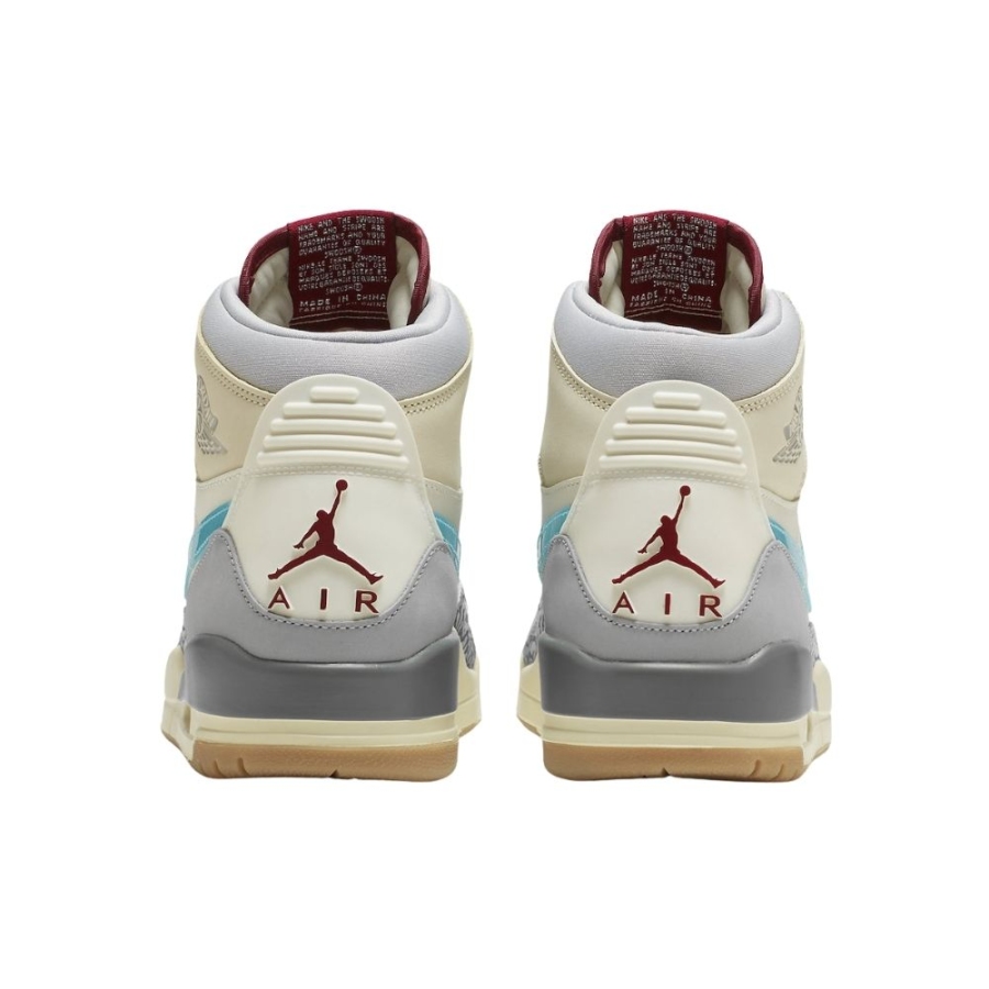 Rear view of the Air Jordan