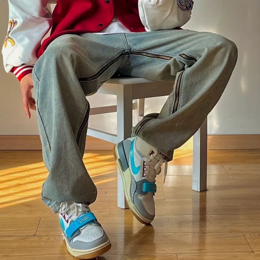 On-foot of the Air Jordan