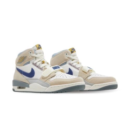 Angled front view of a full pair of Air Jordan