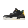 Medial side view of the Air Jordan 3