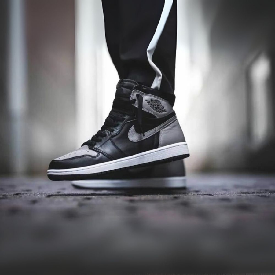 On-foot of the Air Jordan 1