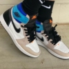 On-foot of the Air Jordan 1