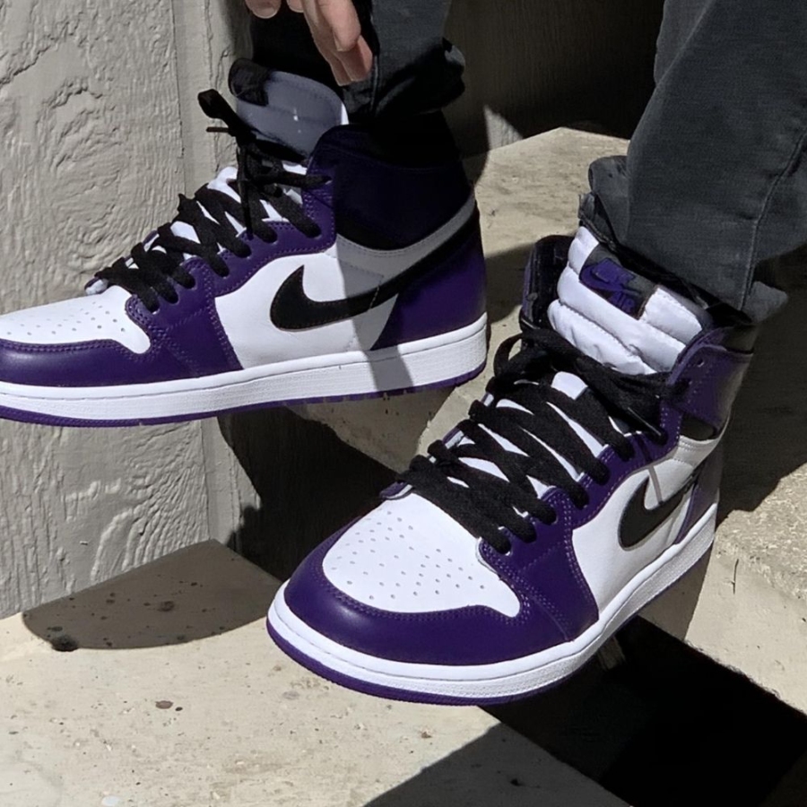 On-foot of the Air Jordan 1