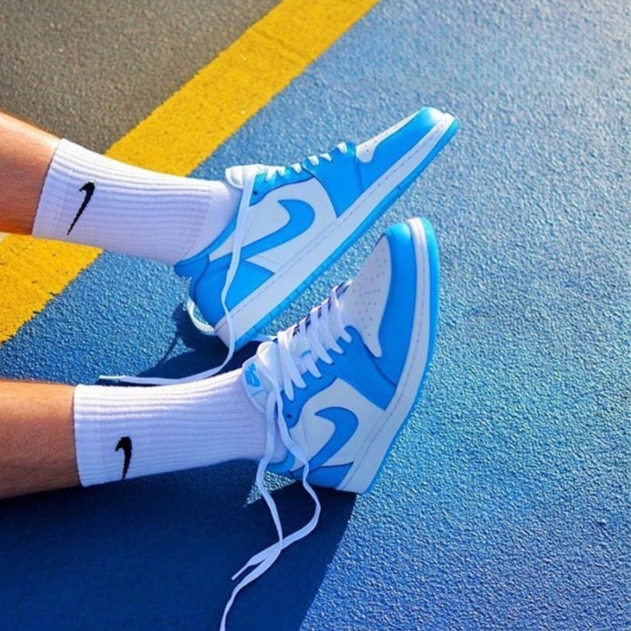 On-foot of the Air Jordan 1