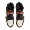 Top-down view of the Air Jordan 1