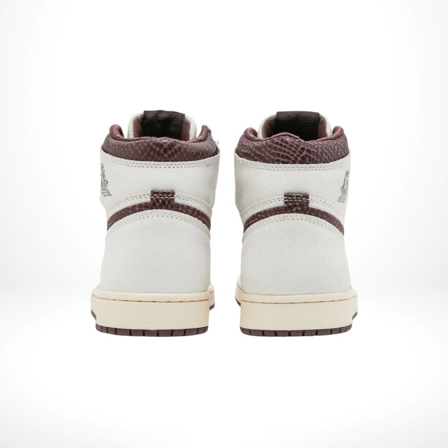 Rear view of the Air Jordan 1