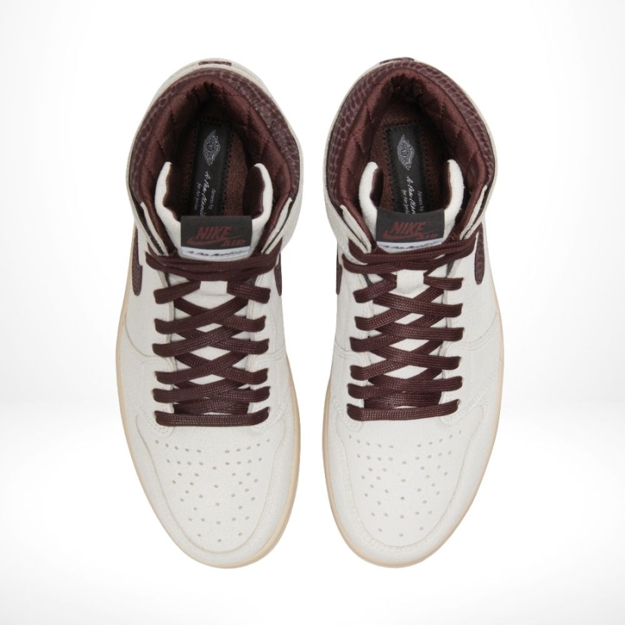 Top-down view of the Air Jordan 1