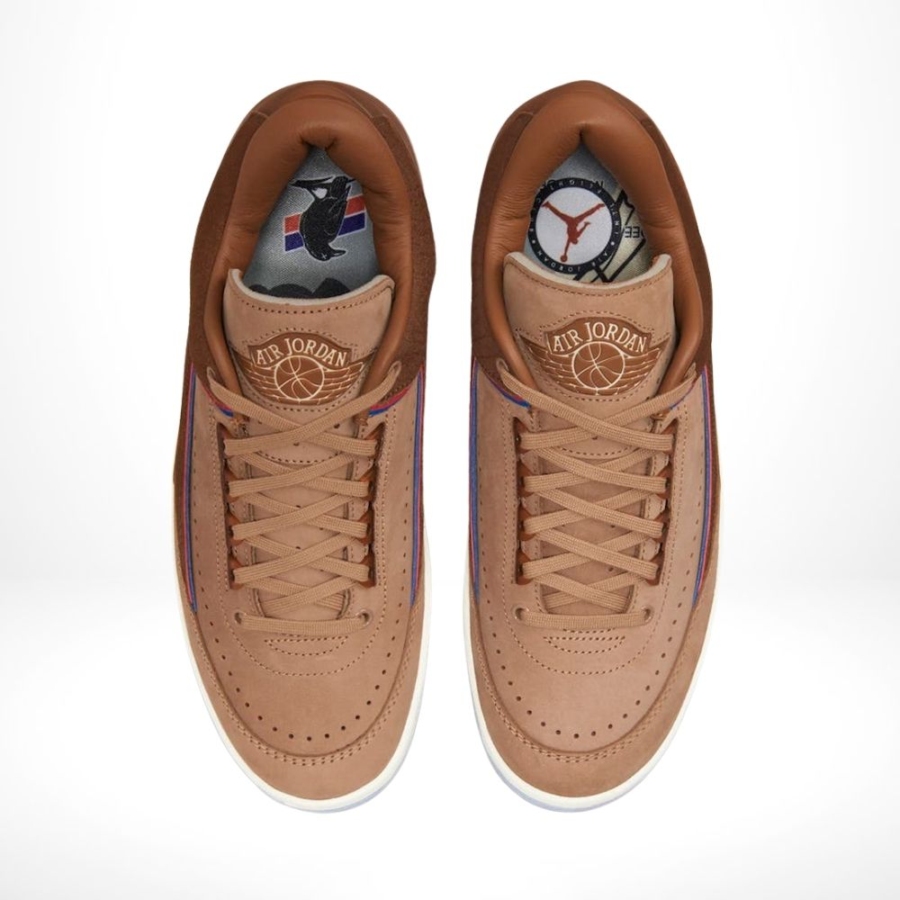 Top-down view of the Air Jordan 2