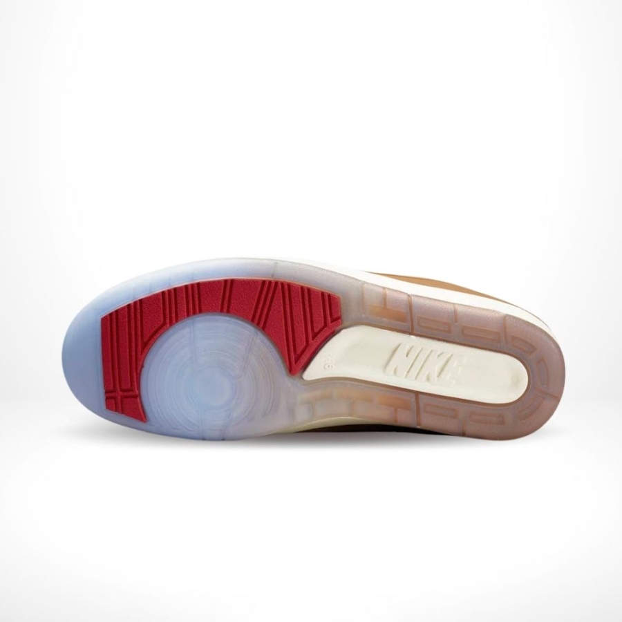 Bottom view of the Air Jordan 2
