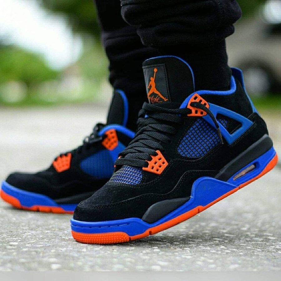 On-foot of the Air Jordan 4