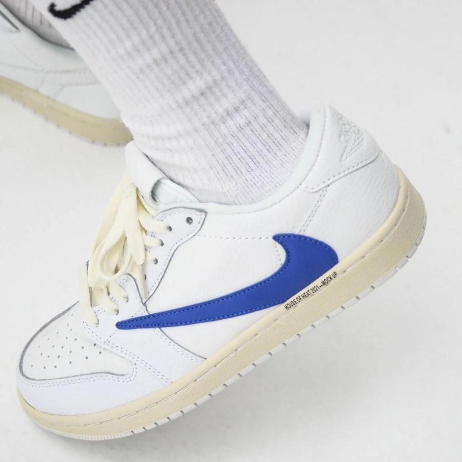 On-foot of the Air Jordan 1