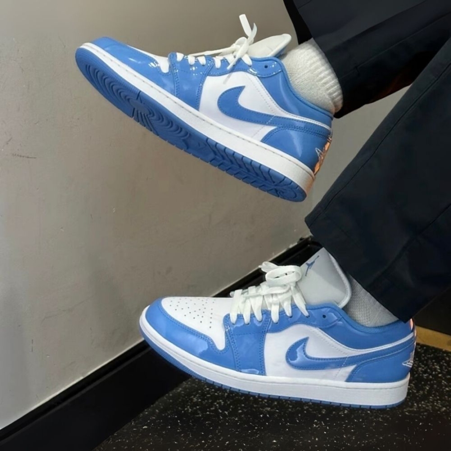 On-foot of the Air Jordan 1