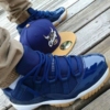 On-foot of the Air Jordan 11
