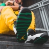 On-foot of the Air Jordan 10