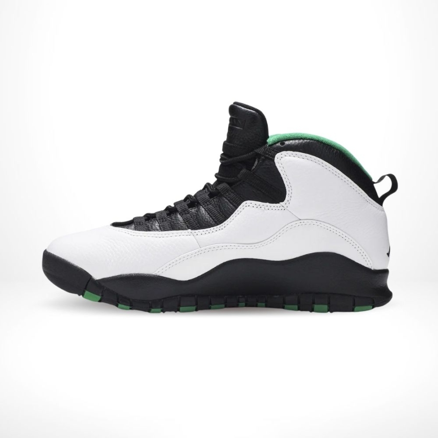 Medial side view of the Air Jordan 10
