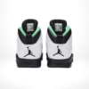 Rear view of the Air Jordan 10
