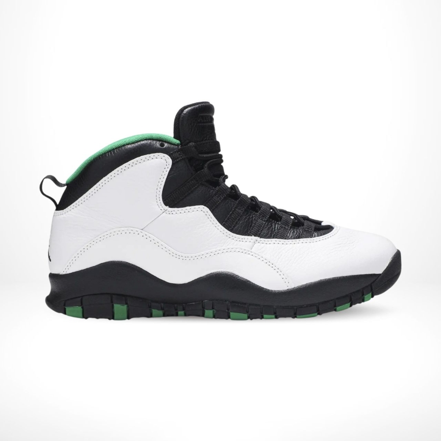 Side view of the Air Jordan 10