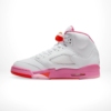 Medial side view of the Air Jordan 5