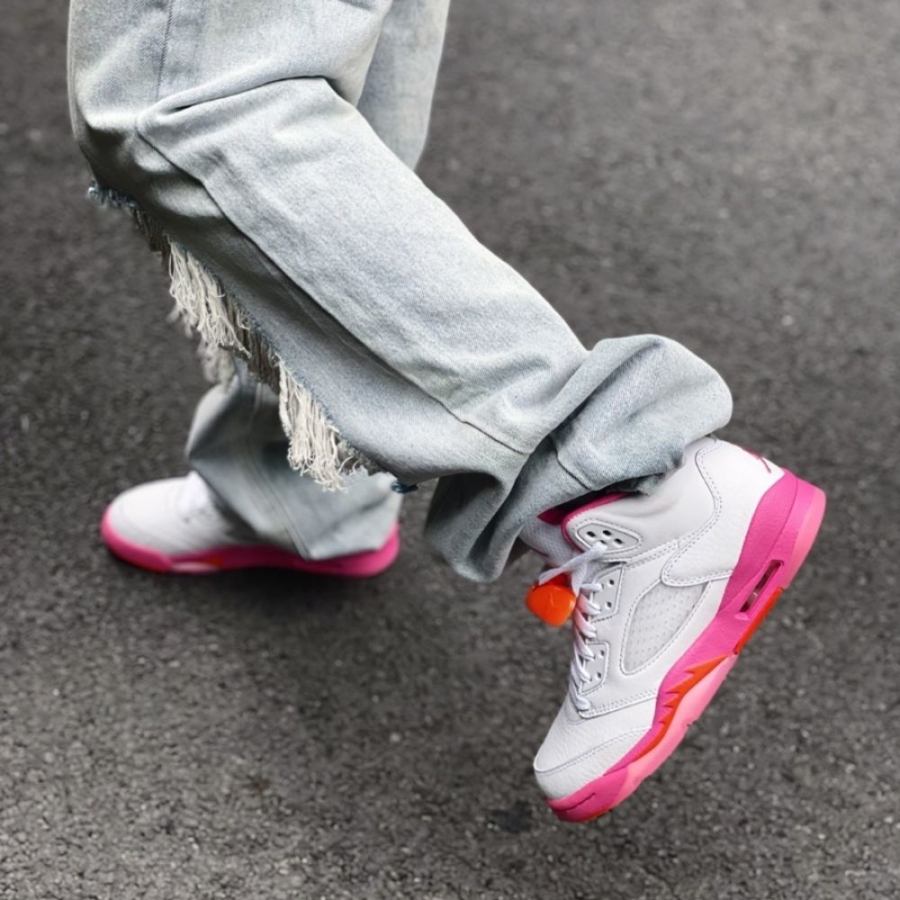 On-foot of the Air Jordan 5