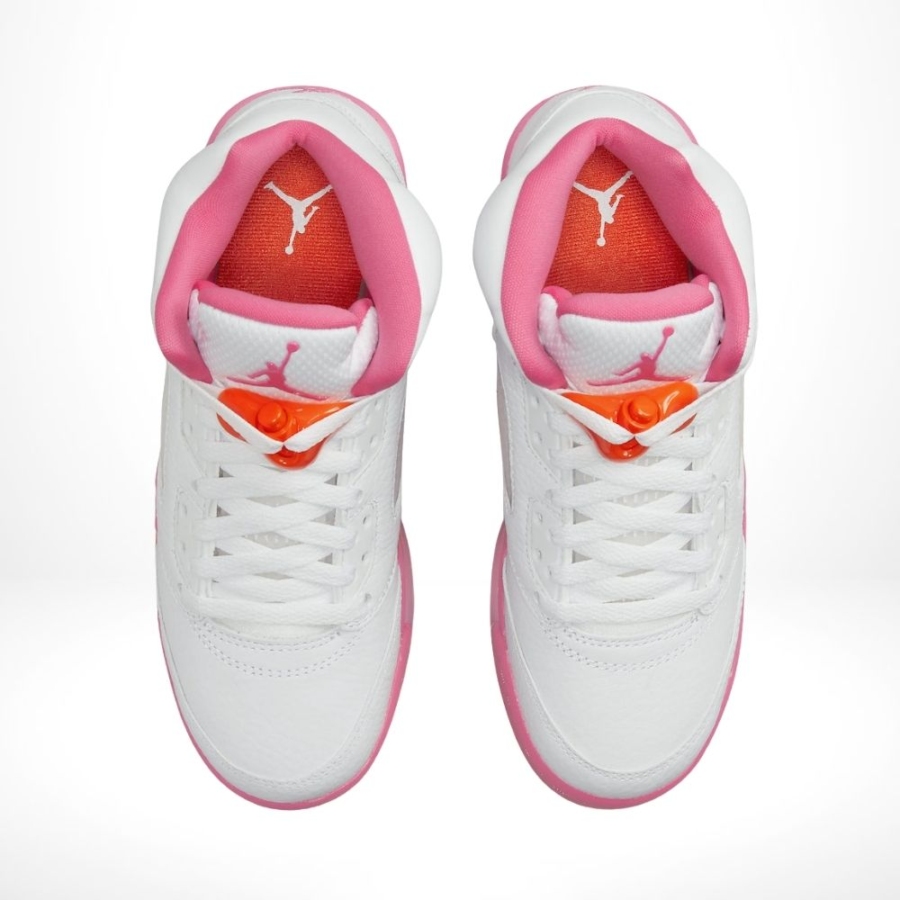 Top-down view of the Air Jordan 5