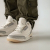 On-foot of the Air Jordan 3