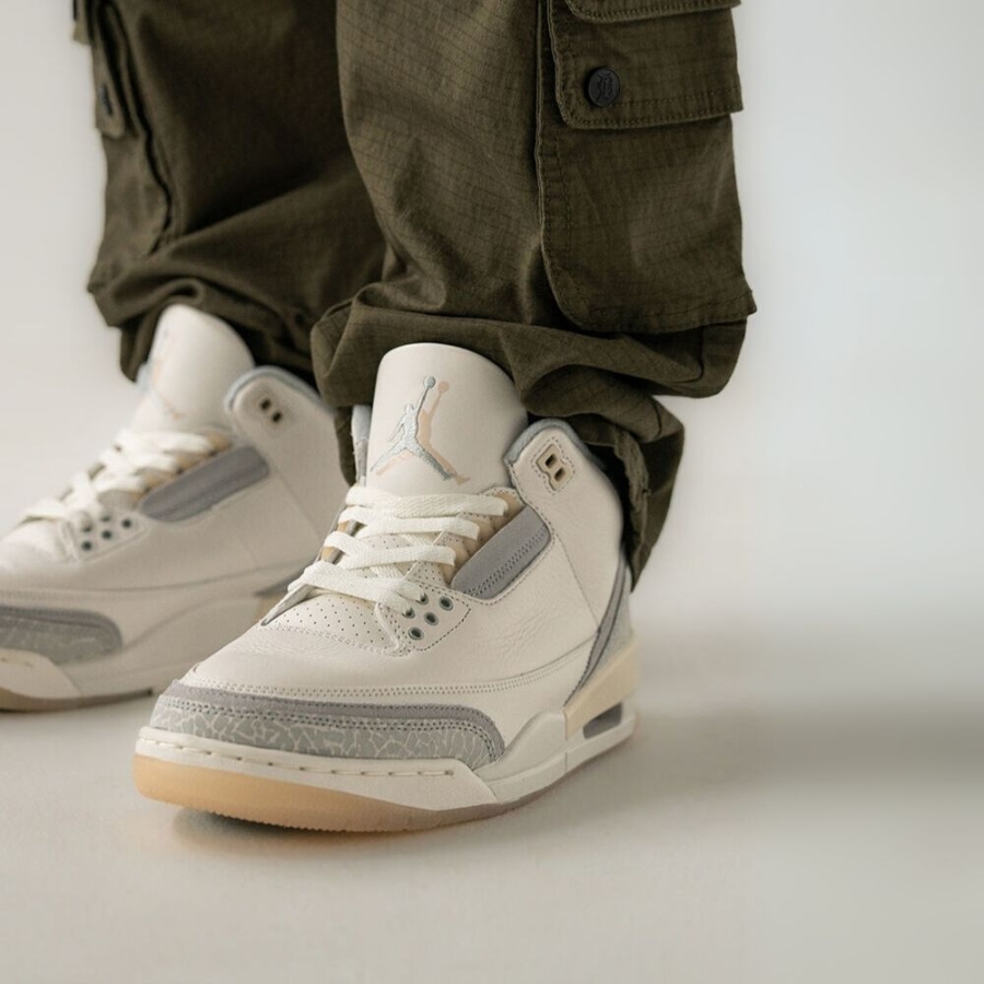 On-foot of the Air Jordan 3