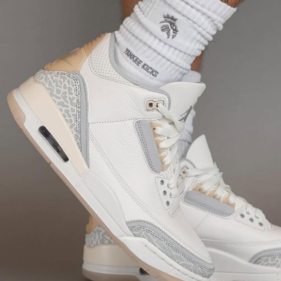 On-foot of the Air Jordan 3