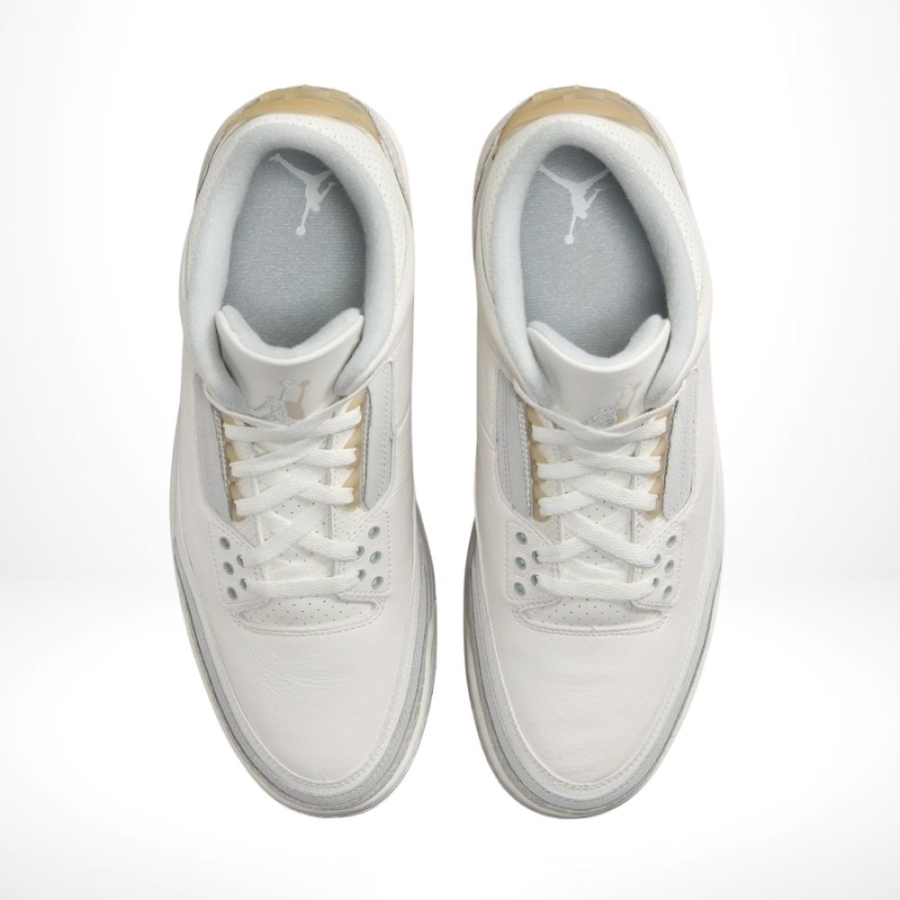 Top-down view of the Air Jordan 3