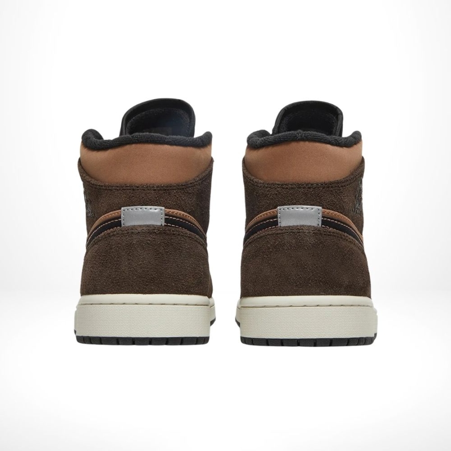 Rear view of the Air Jordan 1