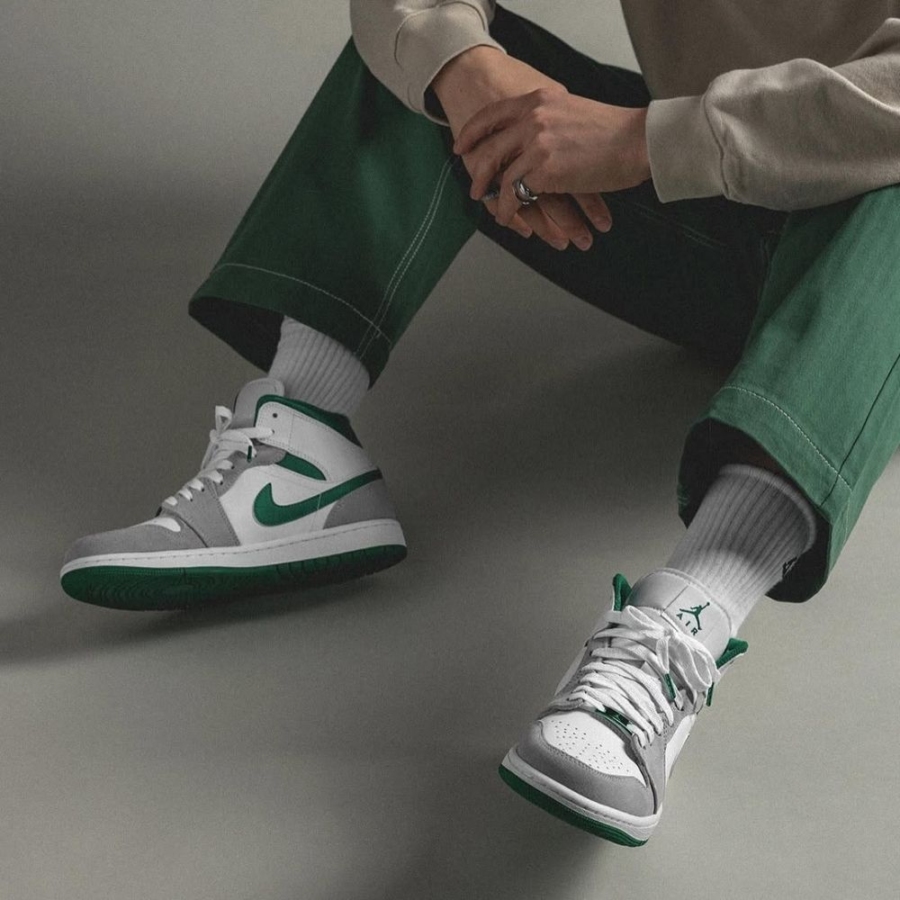 On-foot of the Air Jordan 1