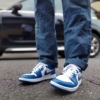 On-foot of the Air Jordan 1