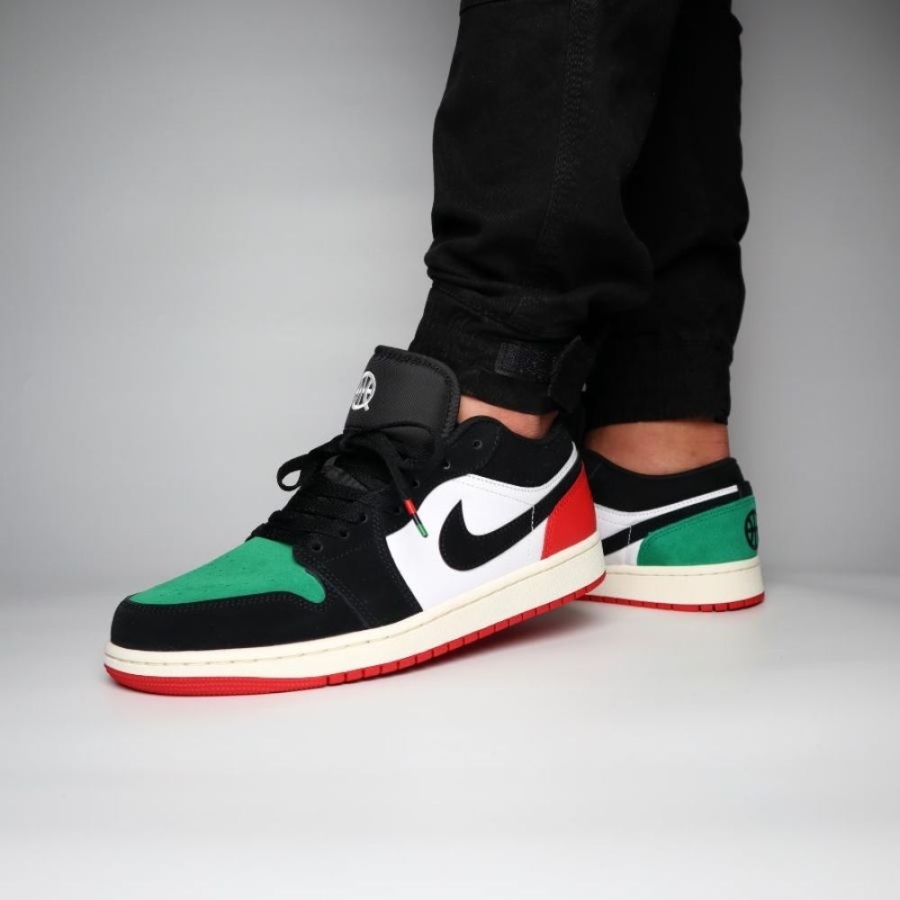 On-foot of the Air Jordan 1