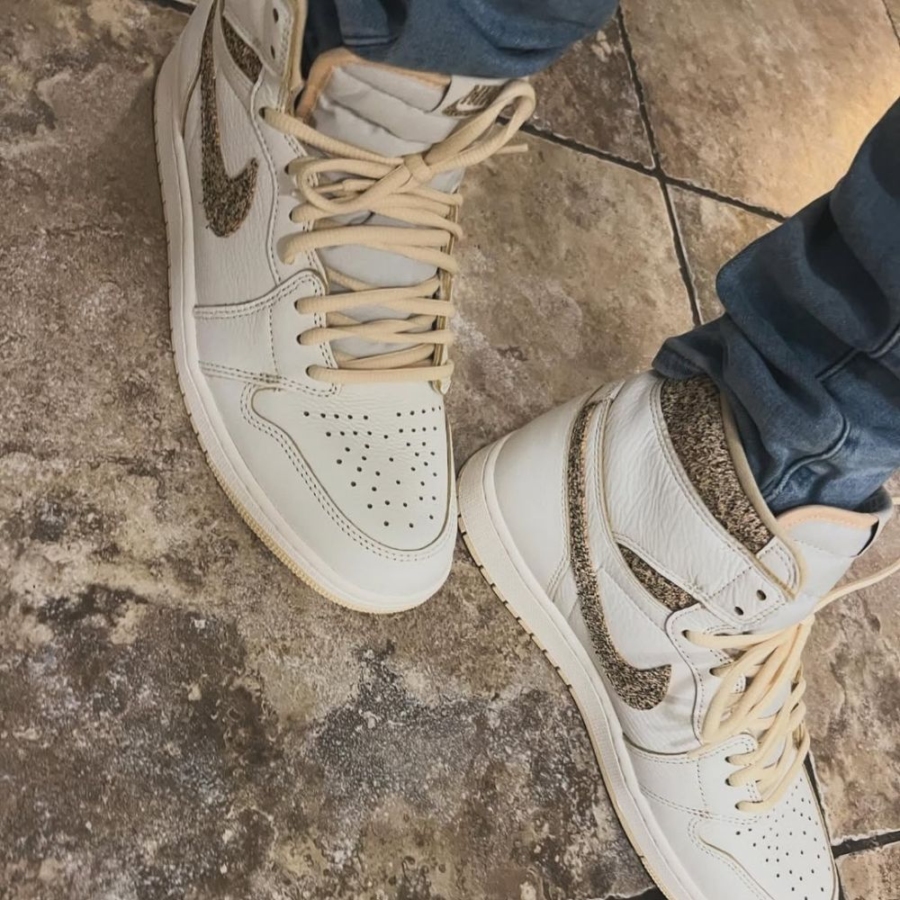 On-foot of the Air Jordan 1