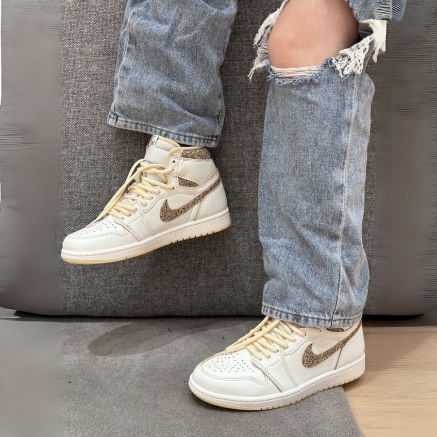 On-foot of the Air Jordan 1
